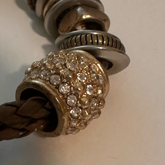 100% positive feedback RARE CHICO'S BISMA Braided Multi strand Chunky Bracelet - Picture 9 of 10